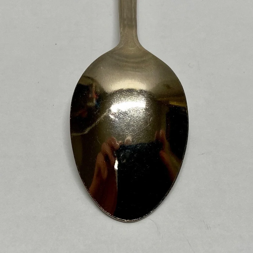 Vintage Mississippi Travel Souvenir Magnolia Silvertone Collectible‎ Spoon 4.5
